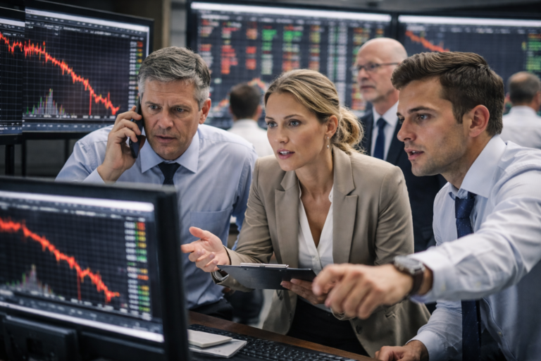 Dow drops 450 points as Fed decision, chip selloff weigh on US stocks